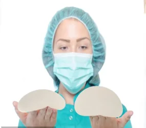 Silicone implants are used for breast augmentation