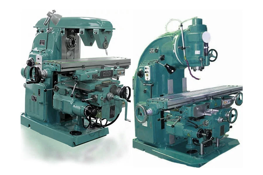 the vertical and horizontal milling machines