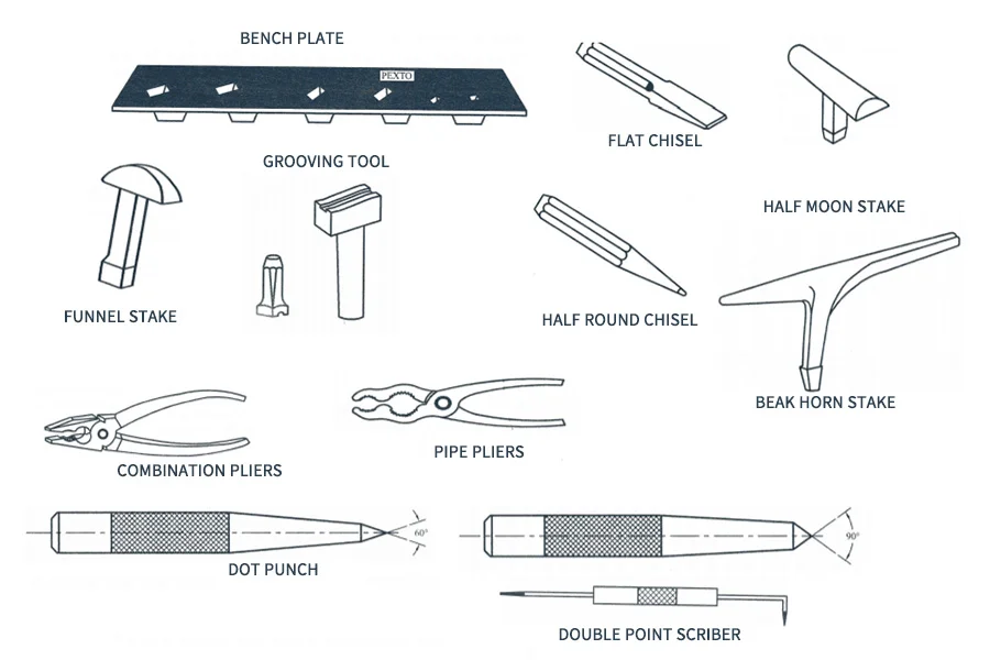 Common sheet metal tools