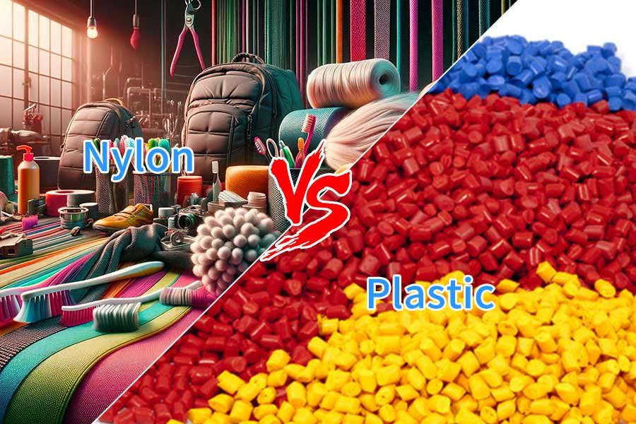 Comparison of nylon and plastic