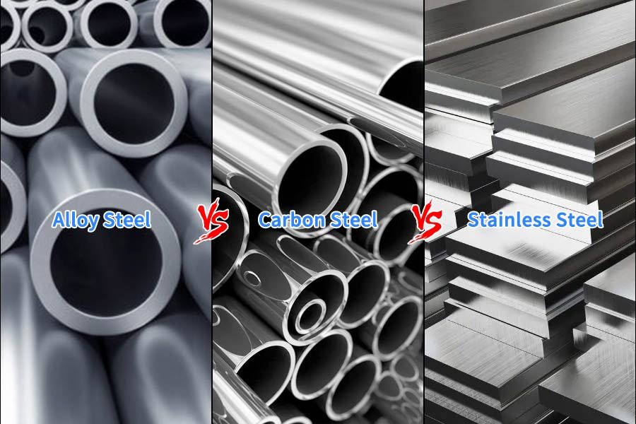 alloy steel vs carbon steel vs stainless steel which is stronger？