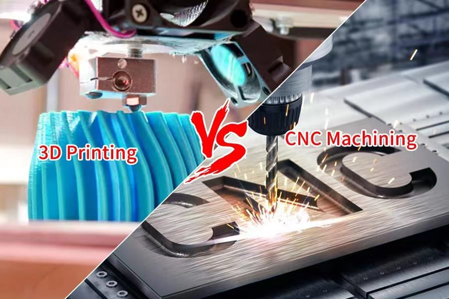 the difference and comparison between 3D printing and CNC